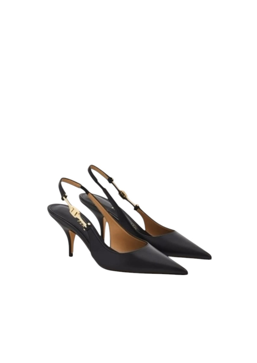 Ferragamo F-Buckle Slingback Pump
