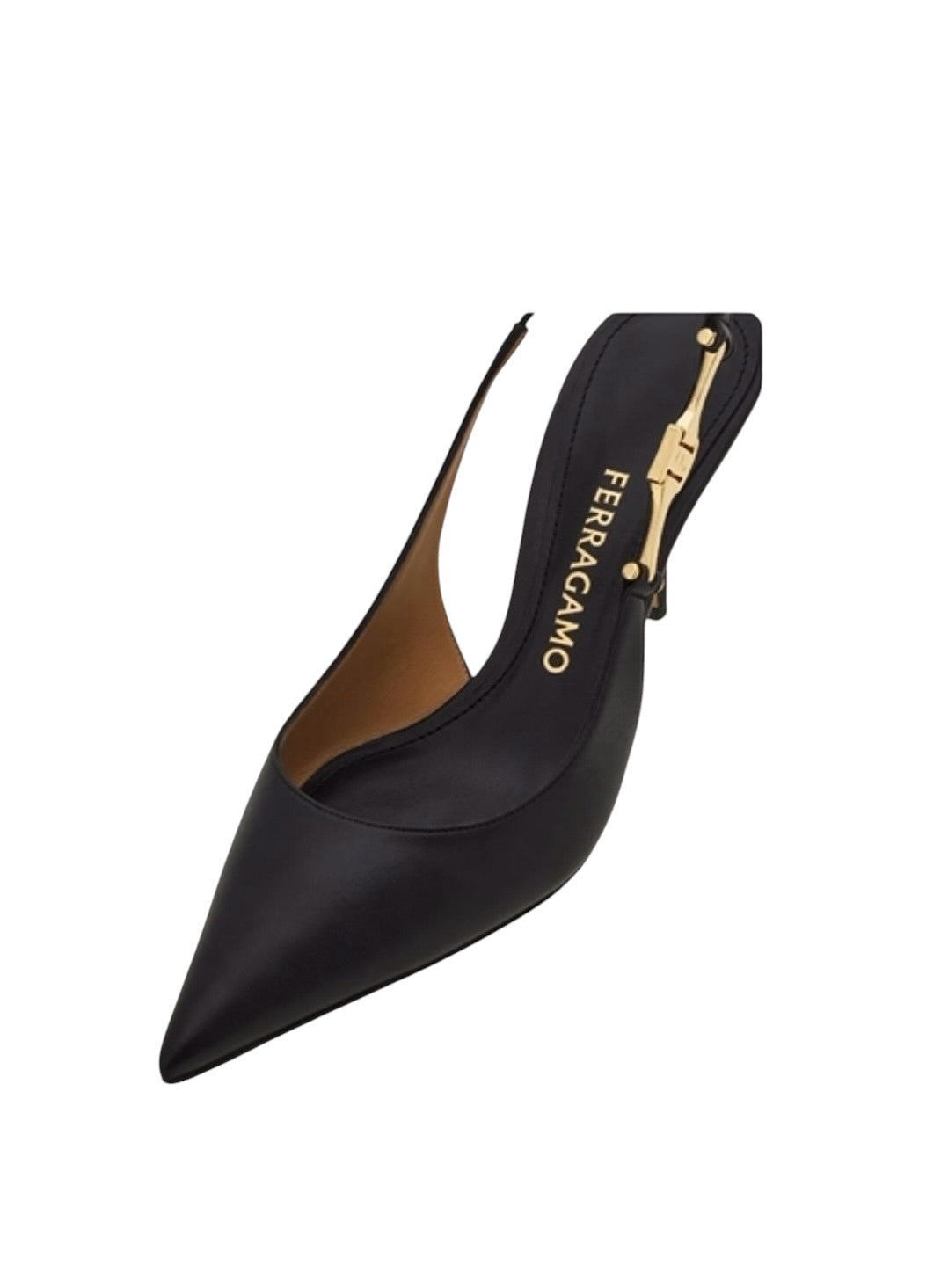 Ferragamo F-Buckle Slingback Pump