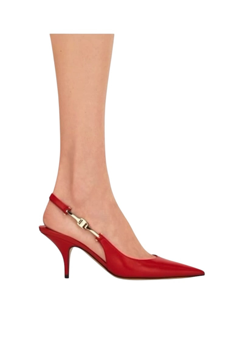 Ferragamo F-Buckle Slingback Pump