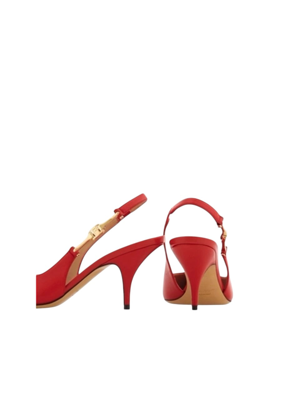 Ferragamo F-Buckle Slingback Pump