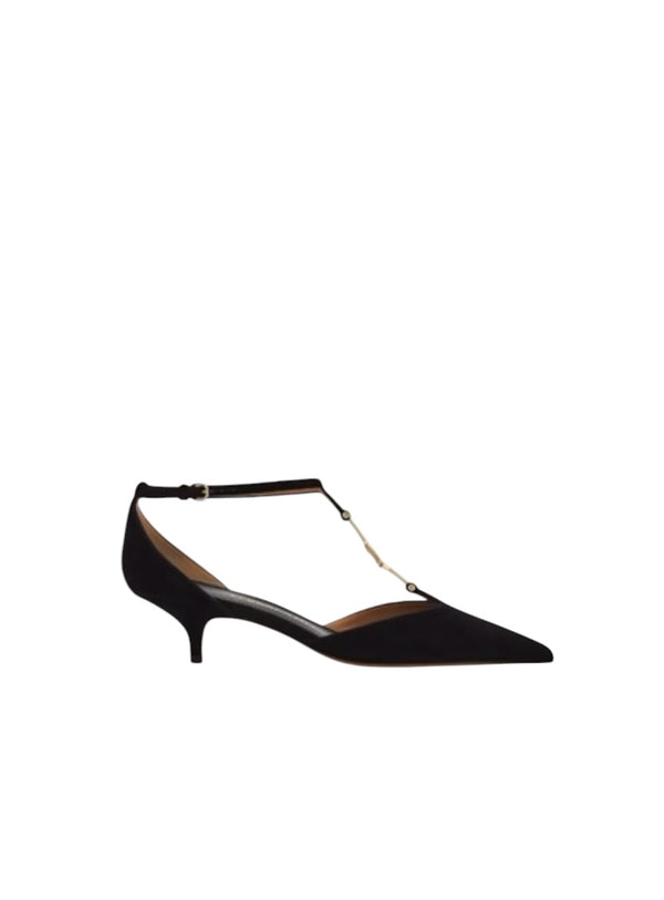 Ferragamo F-Buckle T-Strap Pump