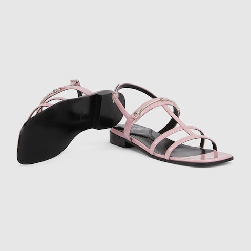 Gucci Slim Horsebit Flat Sandals