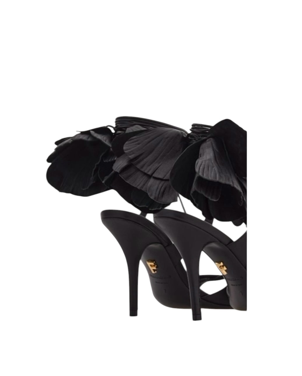 Ferragamo Flower Embellished High Heel Sandal