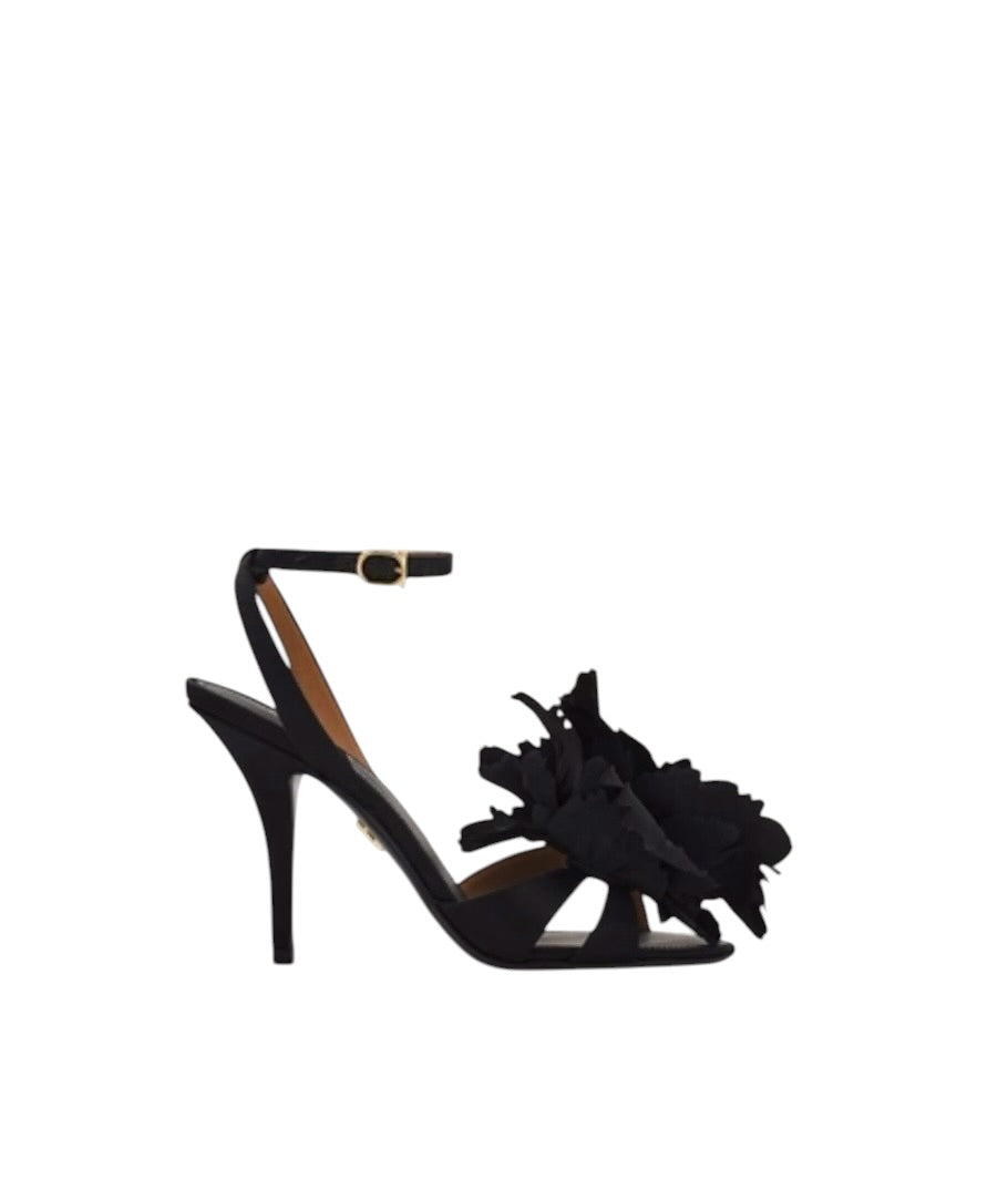 Ferragamo Flower Embellished Sandal