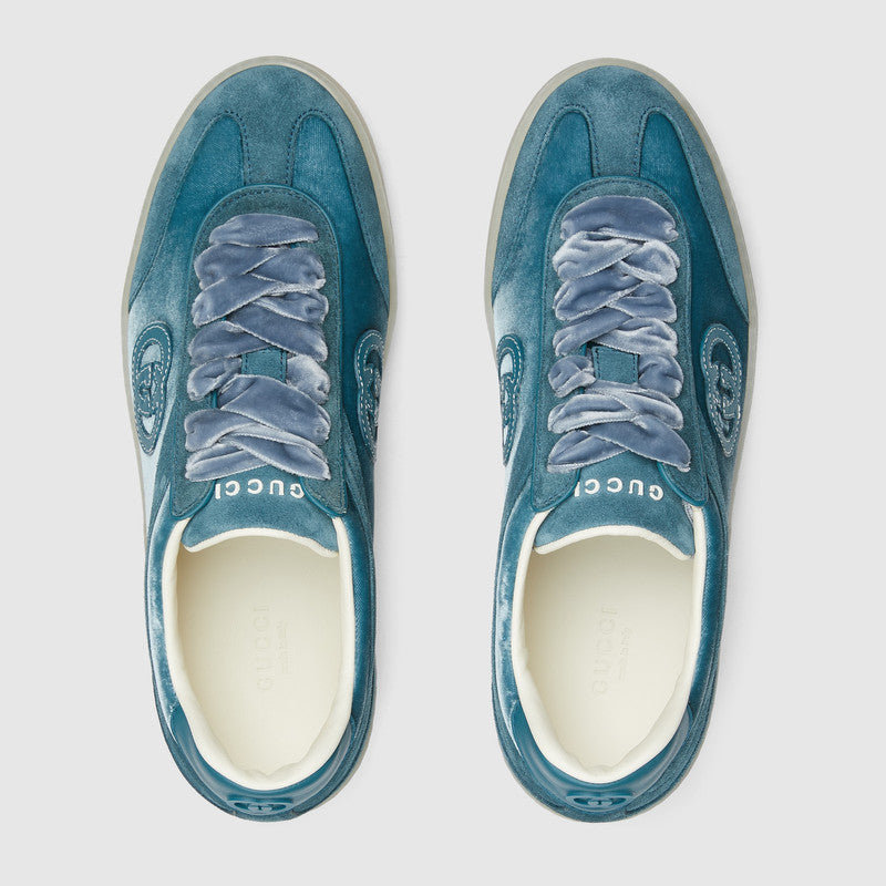 Gucci G75 Velvet Sneakers