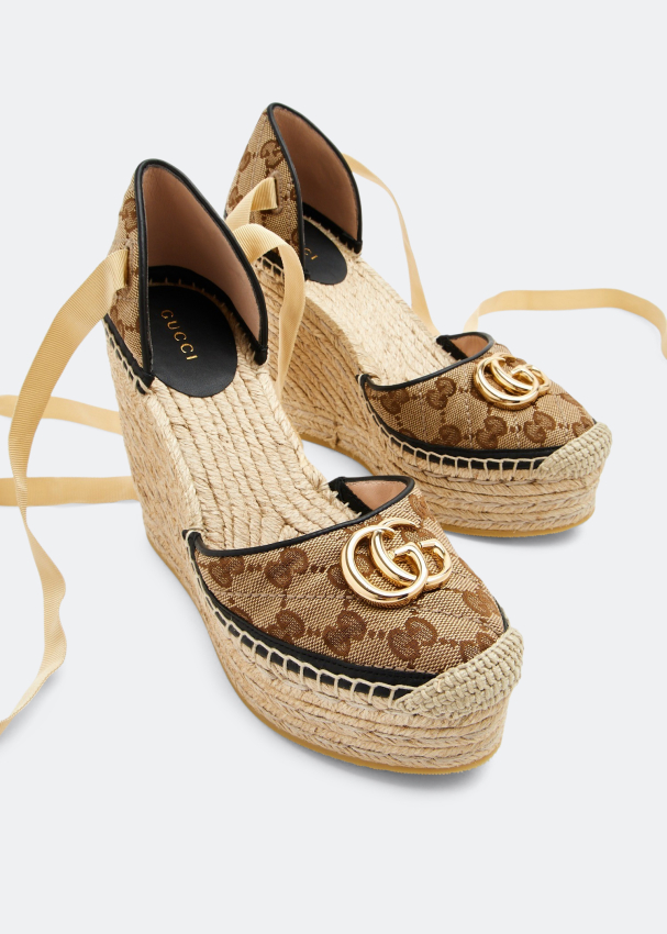 Gucci GG Matelasse Platform Espadrilles