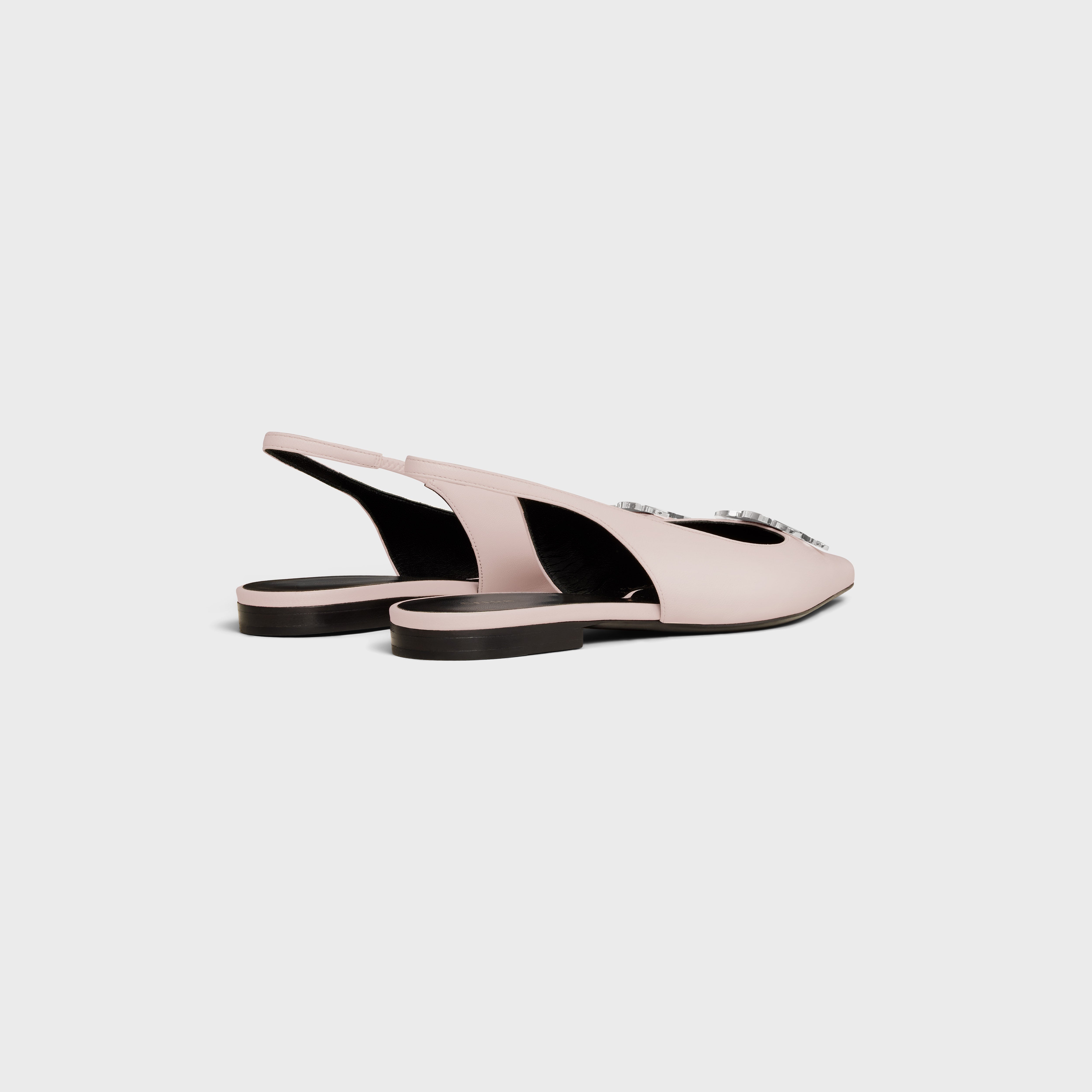 Celine Alma Triomphe Slingback Flats