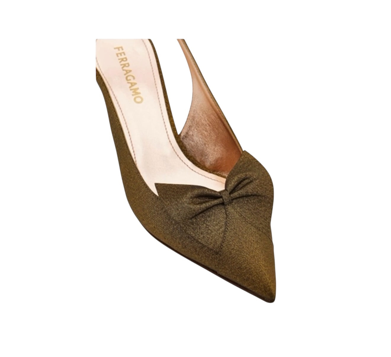 Ferragamo Soft Bow Slingback Pump