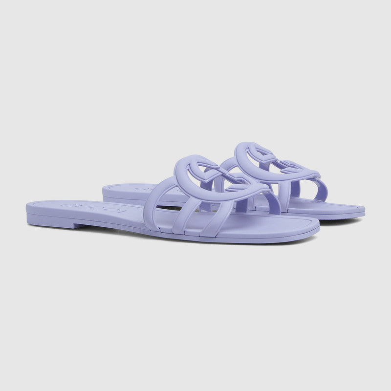 Gucci Interlocking G Rubber Slides