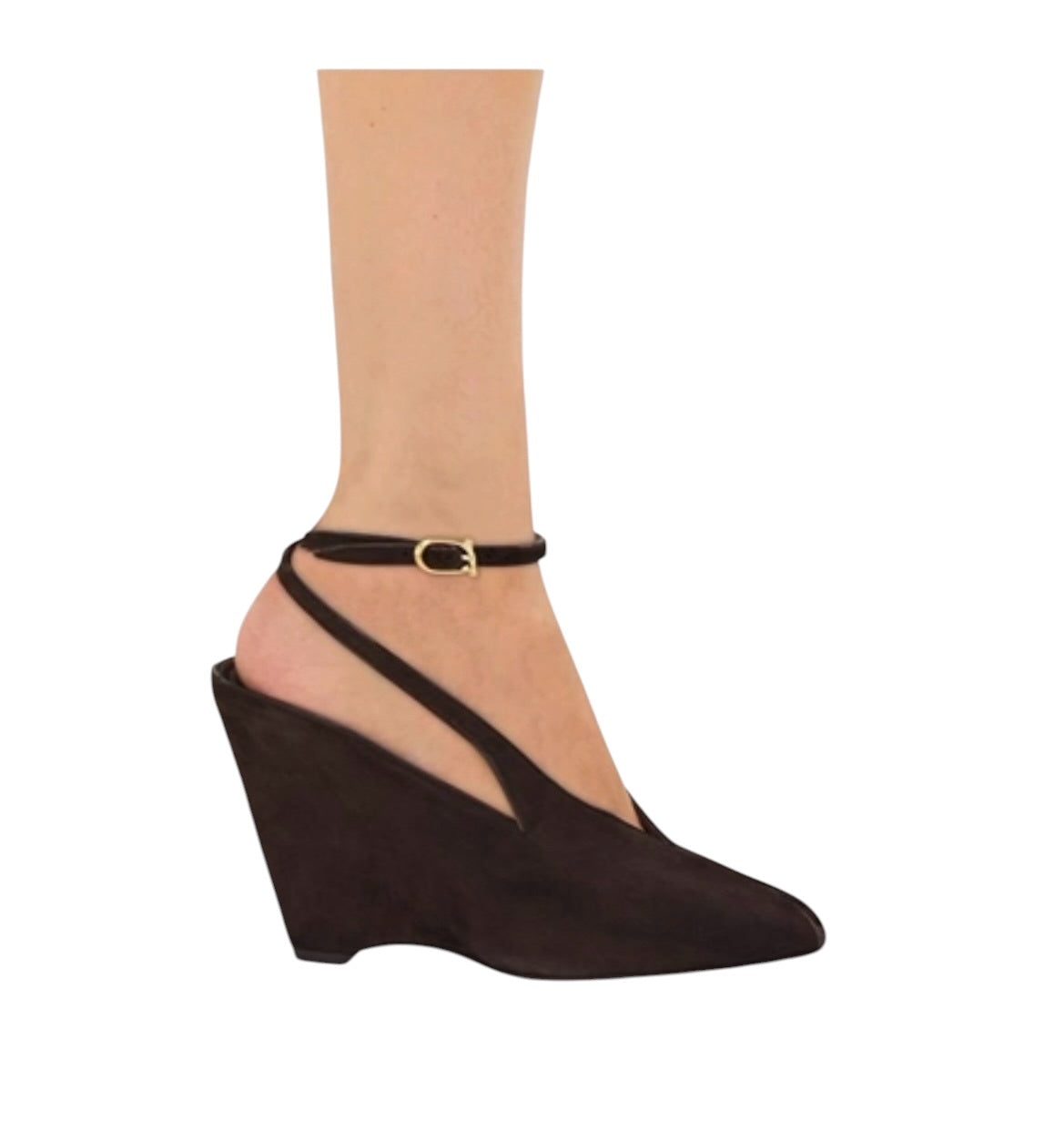Ferragamo Peep Toe Wedge Sandal