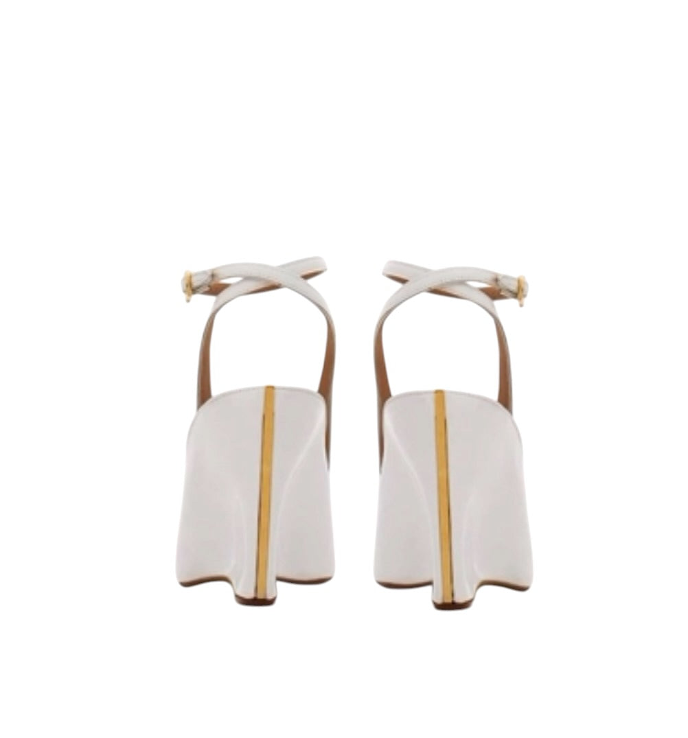 Ferragamo Peep Toe Wedge Sandal