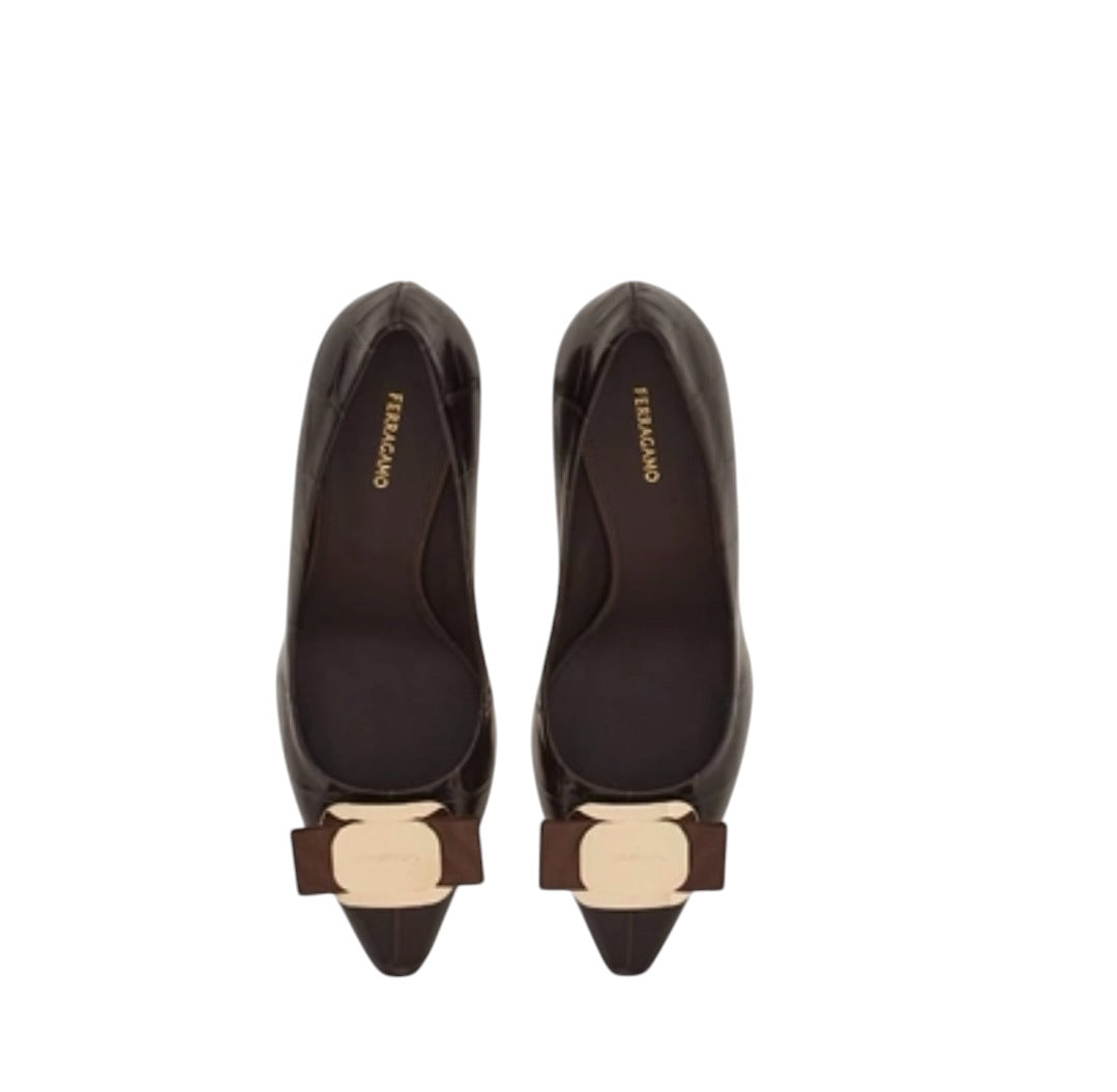 Ferrragamo New Vara Plate Pump