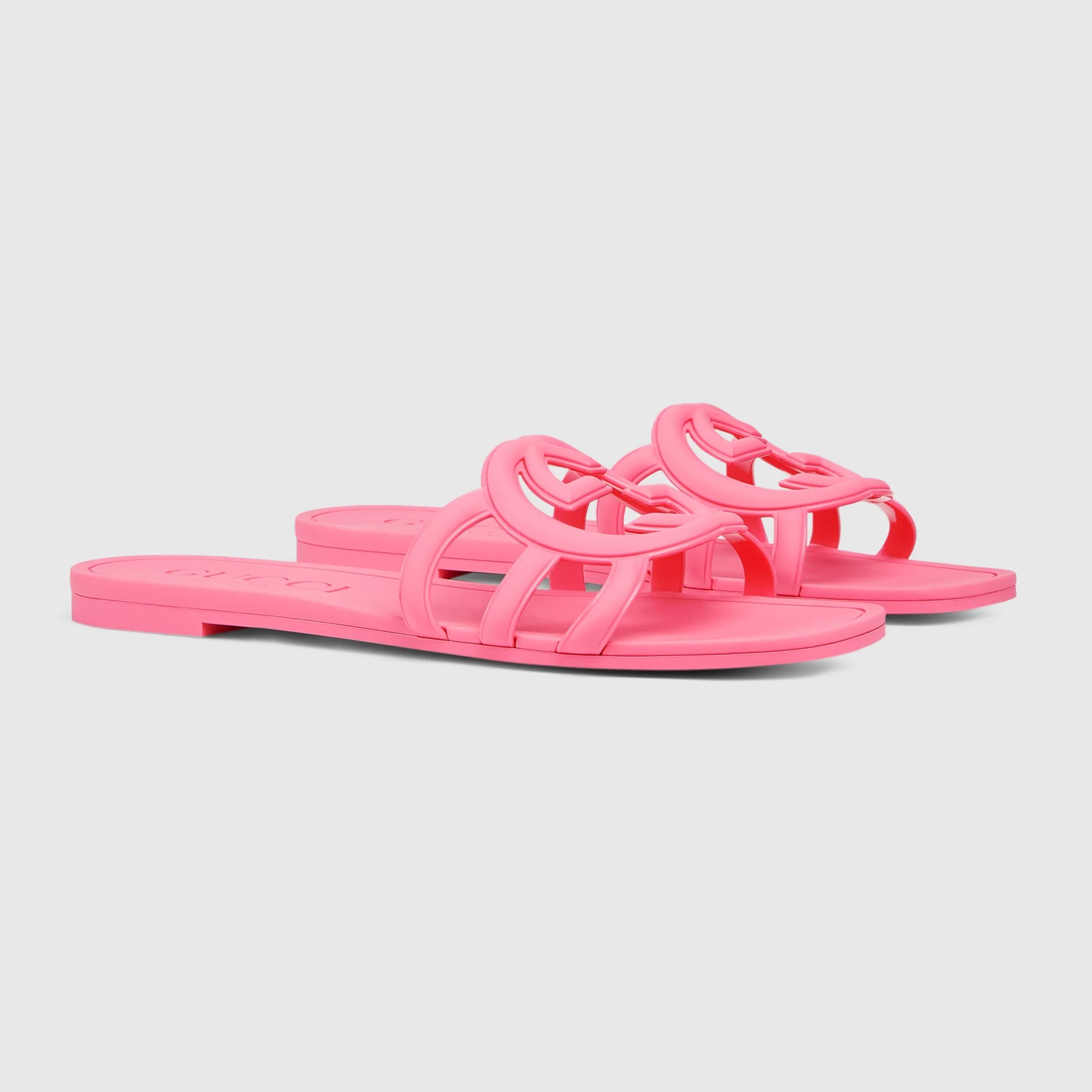 Gucci Interlocking G Rubber Slides
