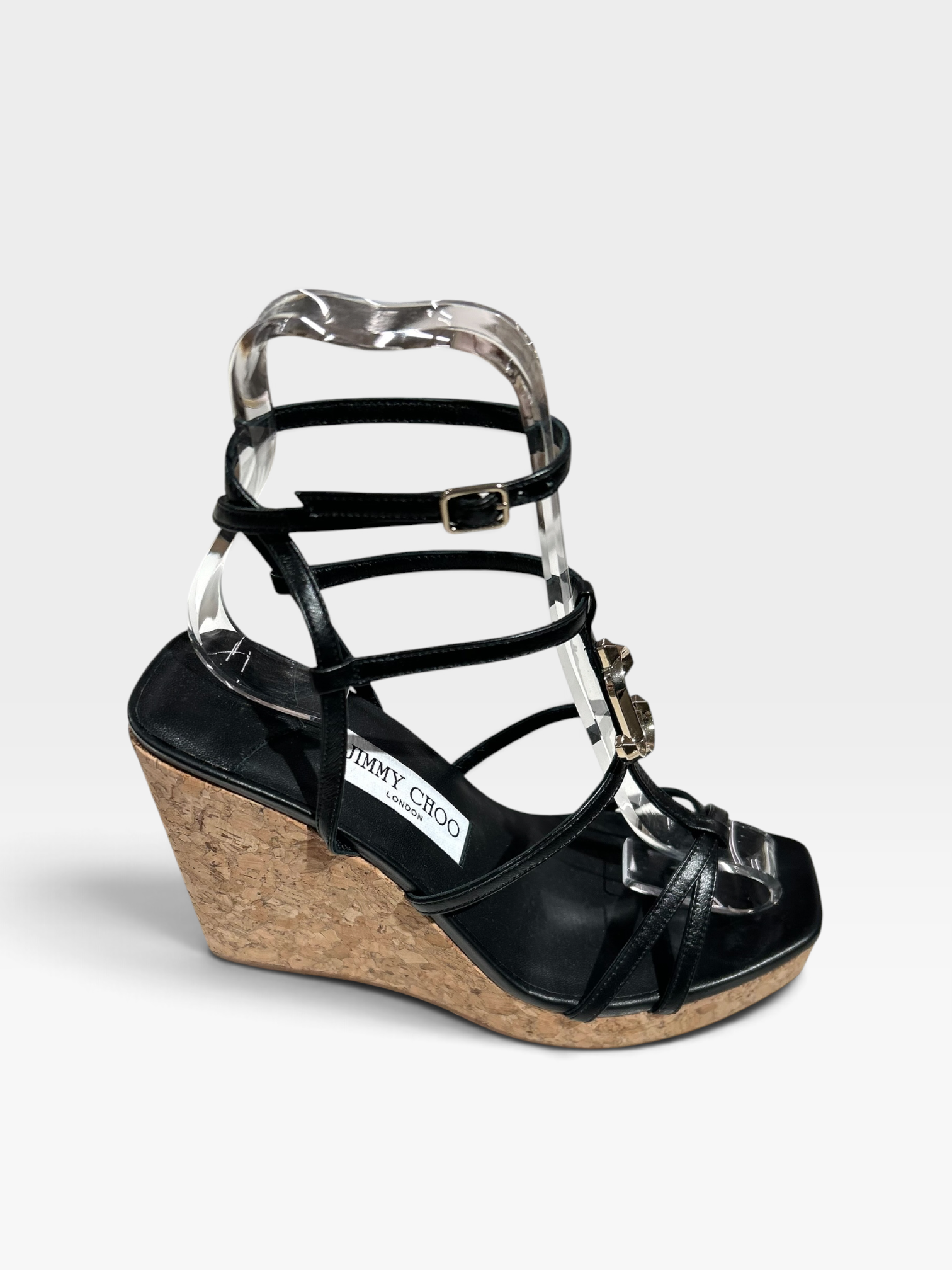 Jimmy Choo JC Leather Wedges