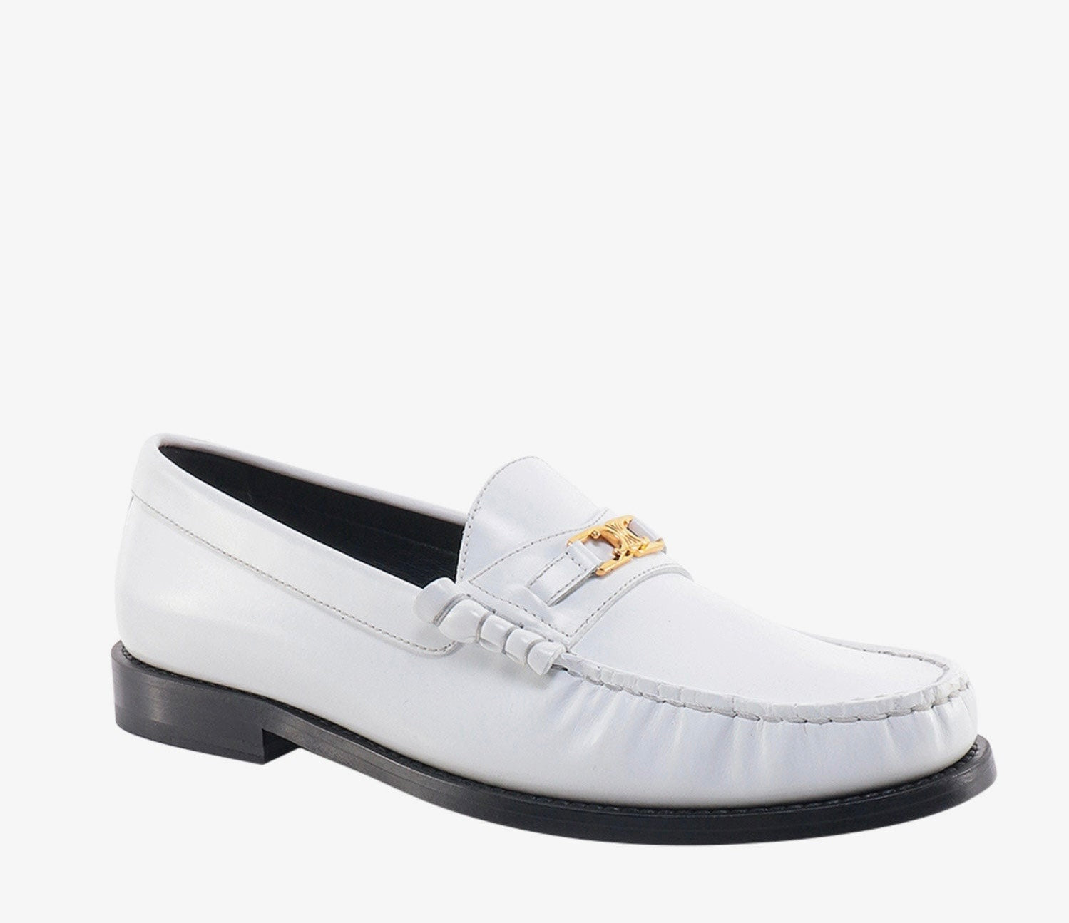 Celine Luco Leather Loafers