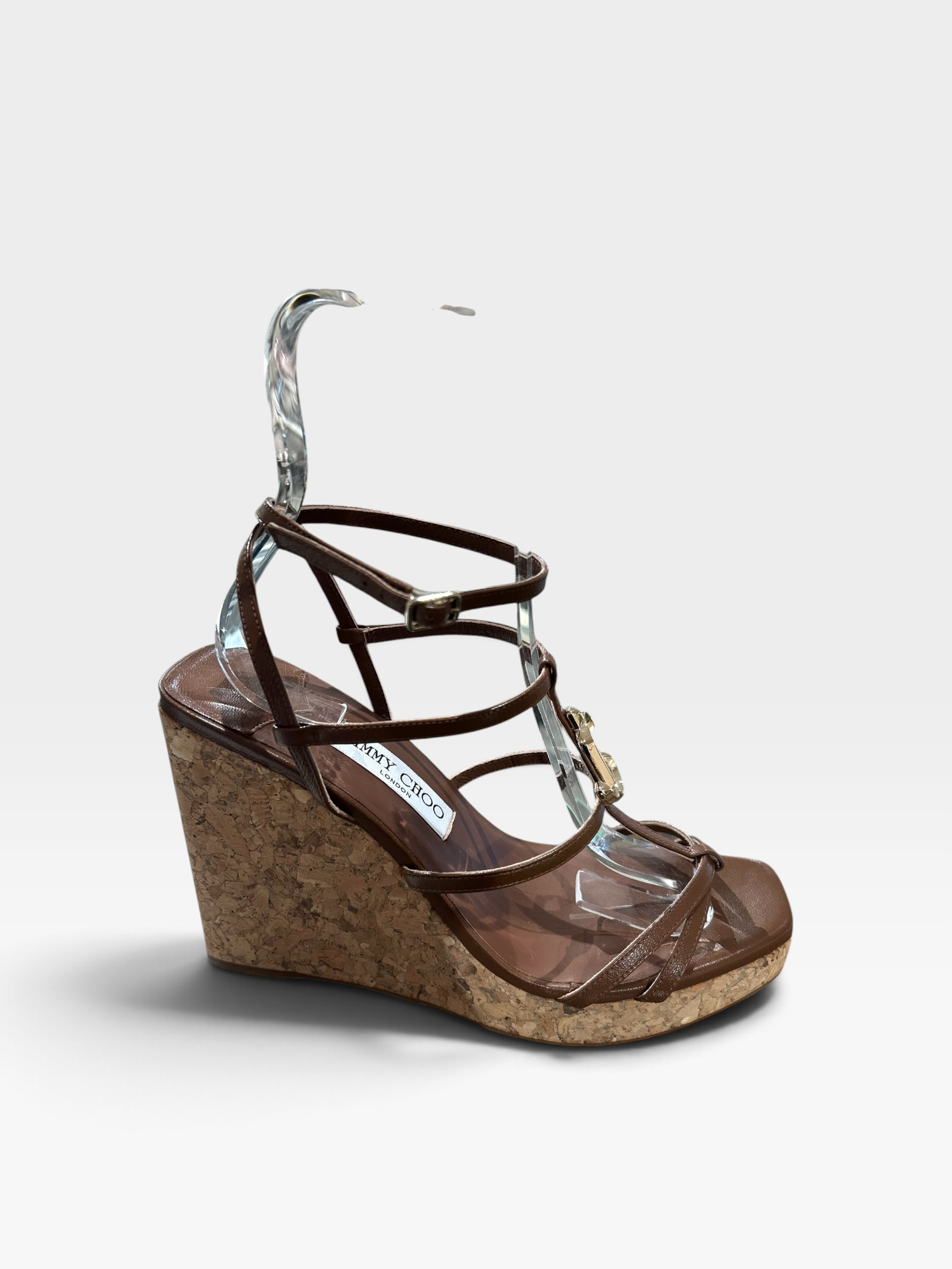 Jimmy Choo JC Leather Wedges