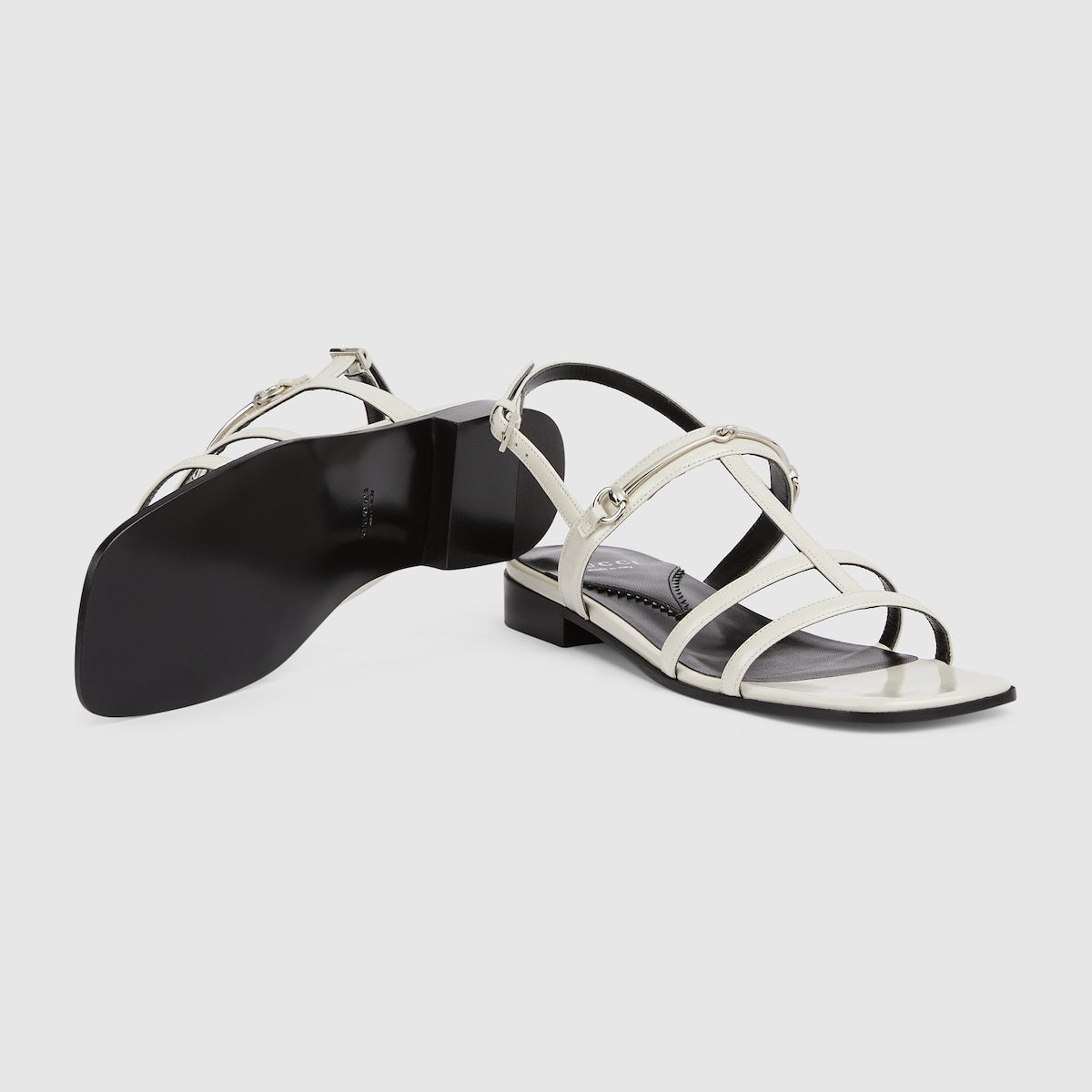 Gucci Slim Horsebit Flat Sandals