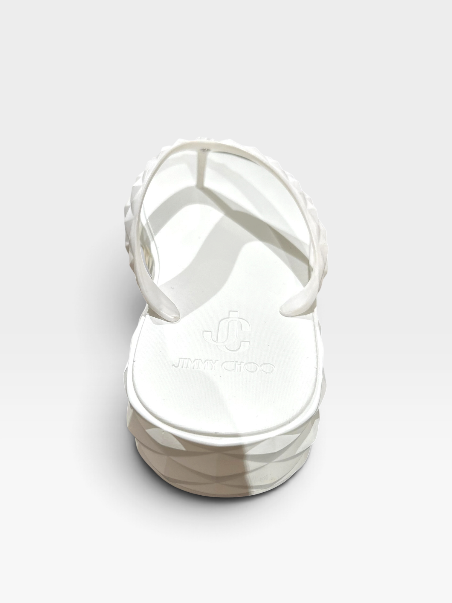 Jimmy Choo Diamond Rubber Sandals