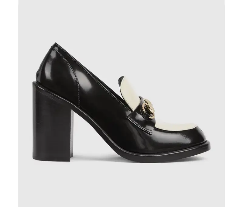 Gucci Horsebit Heeled Loafers