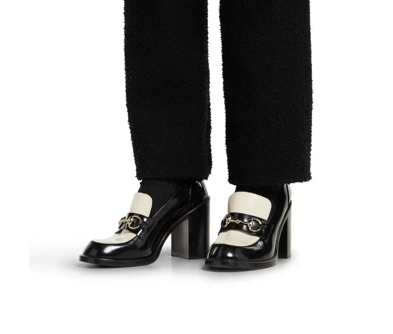 Gucci Horsebit Heeled Loafers