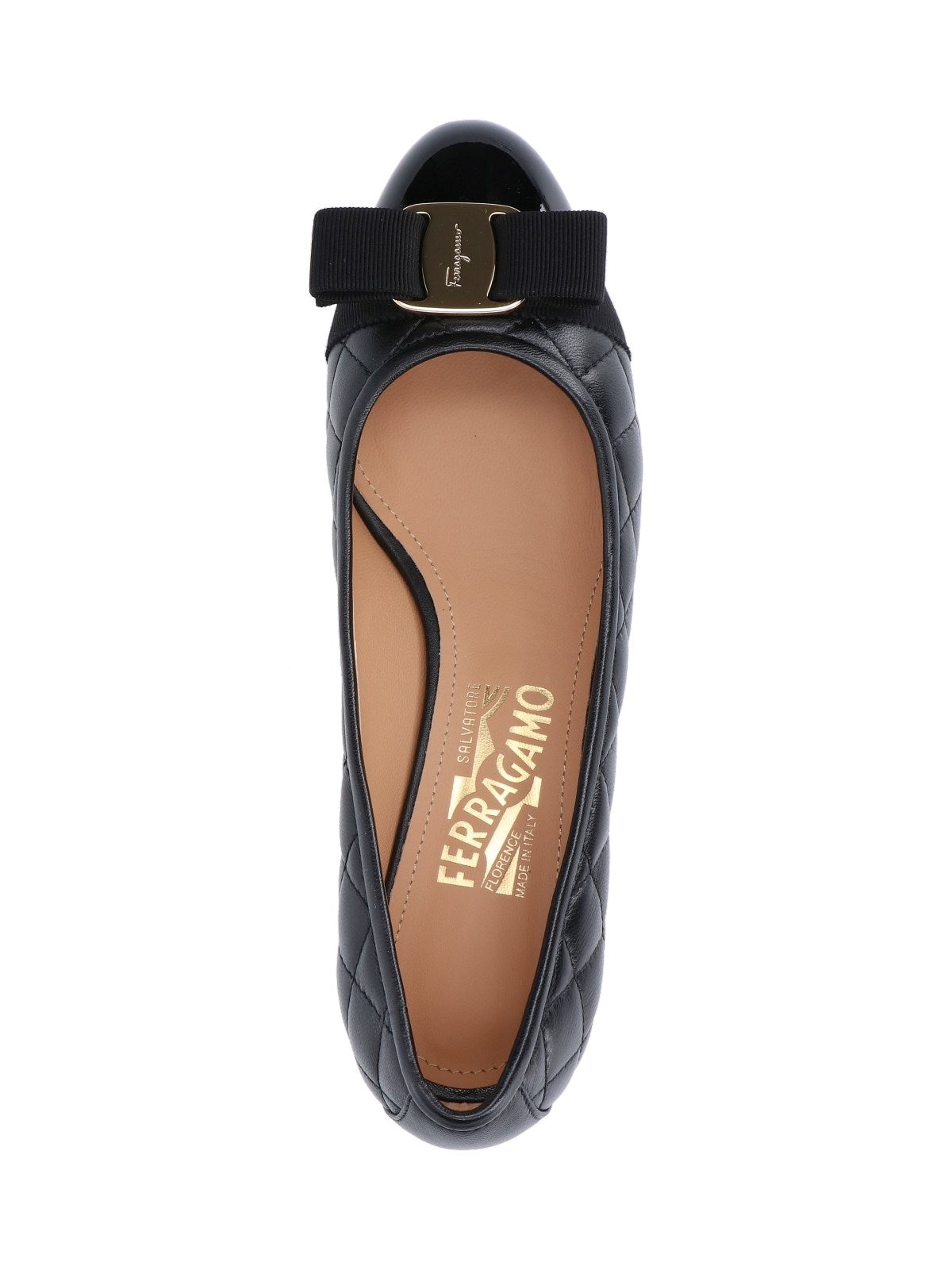 Ferragamo Quilted Vara pump