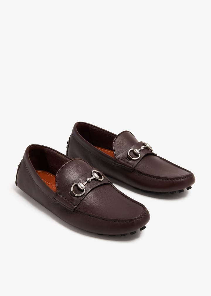 Gucci Horsebit Leather Drivers