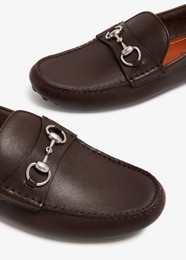 Gucci Horsebit Leather Drivers