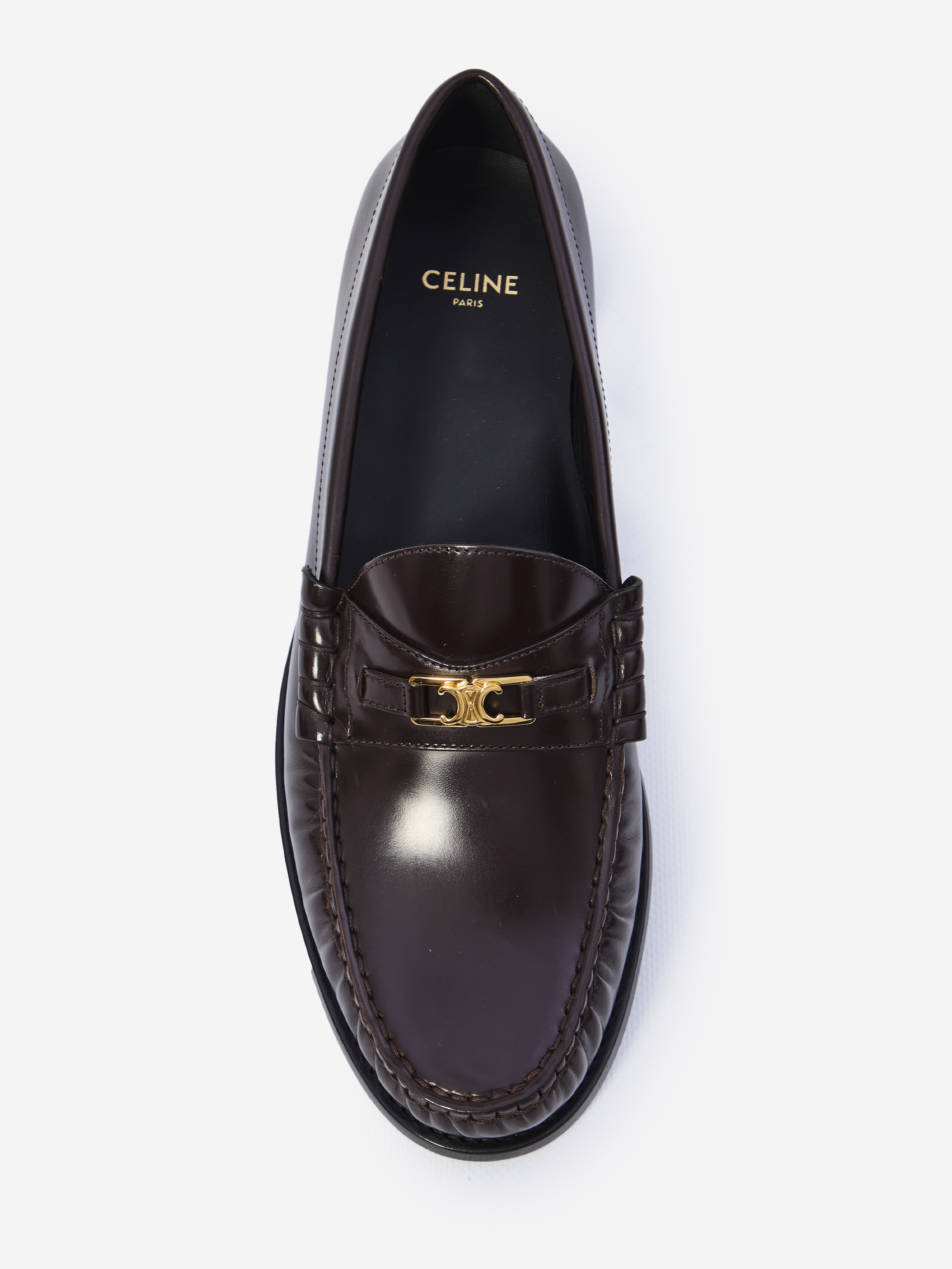 CELINE LUCO LOAFER IN POLISHED BULLSKIN