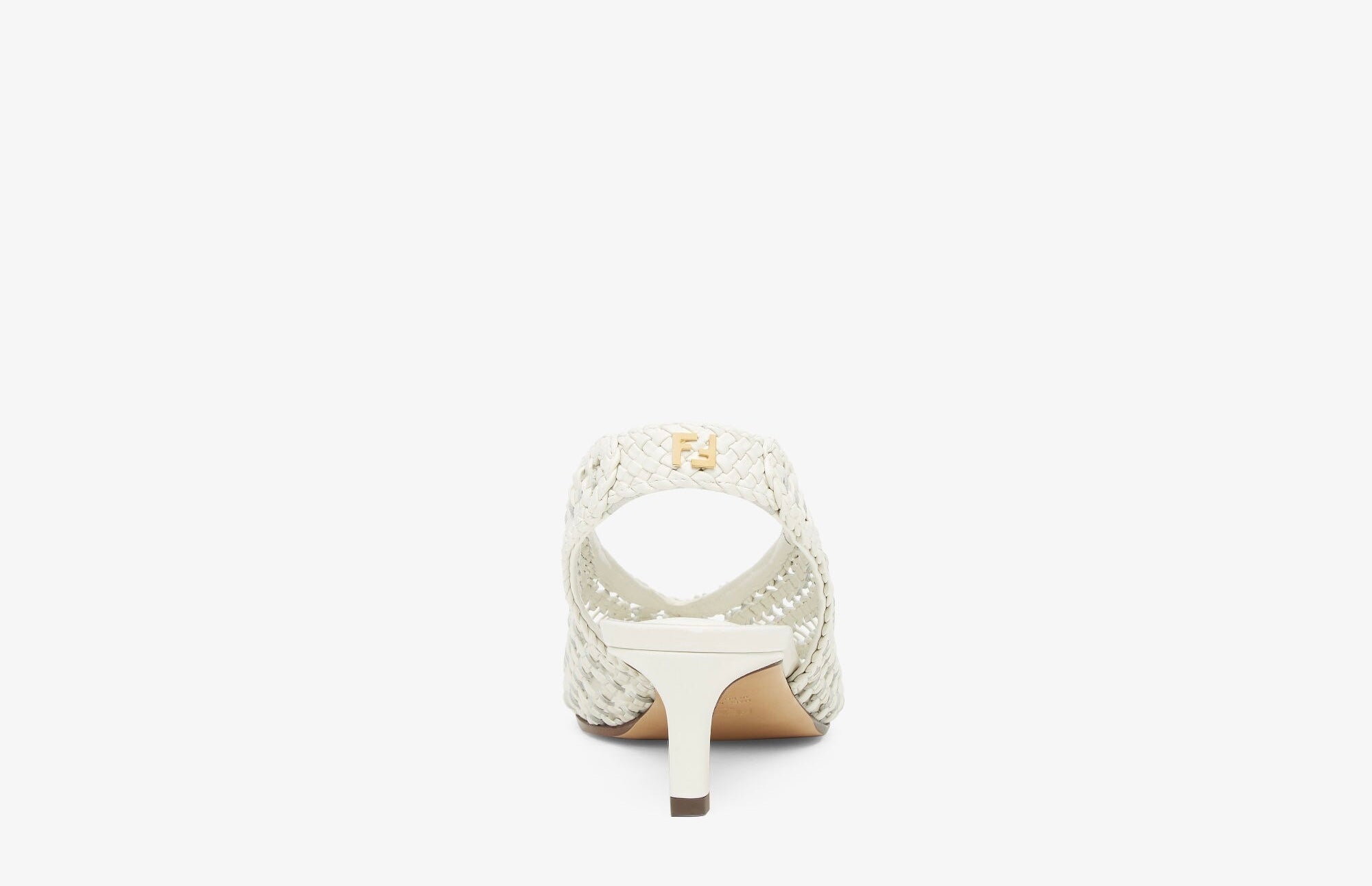 Fendi FF Low Heeled Slingbacks