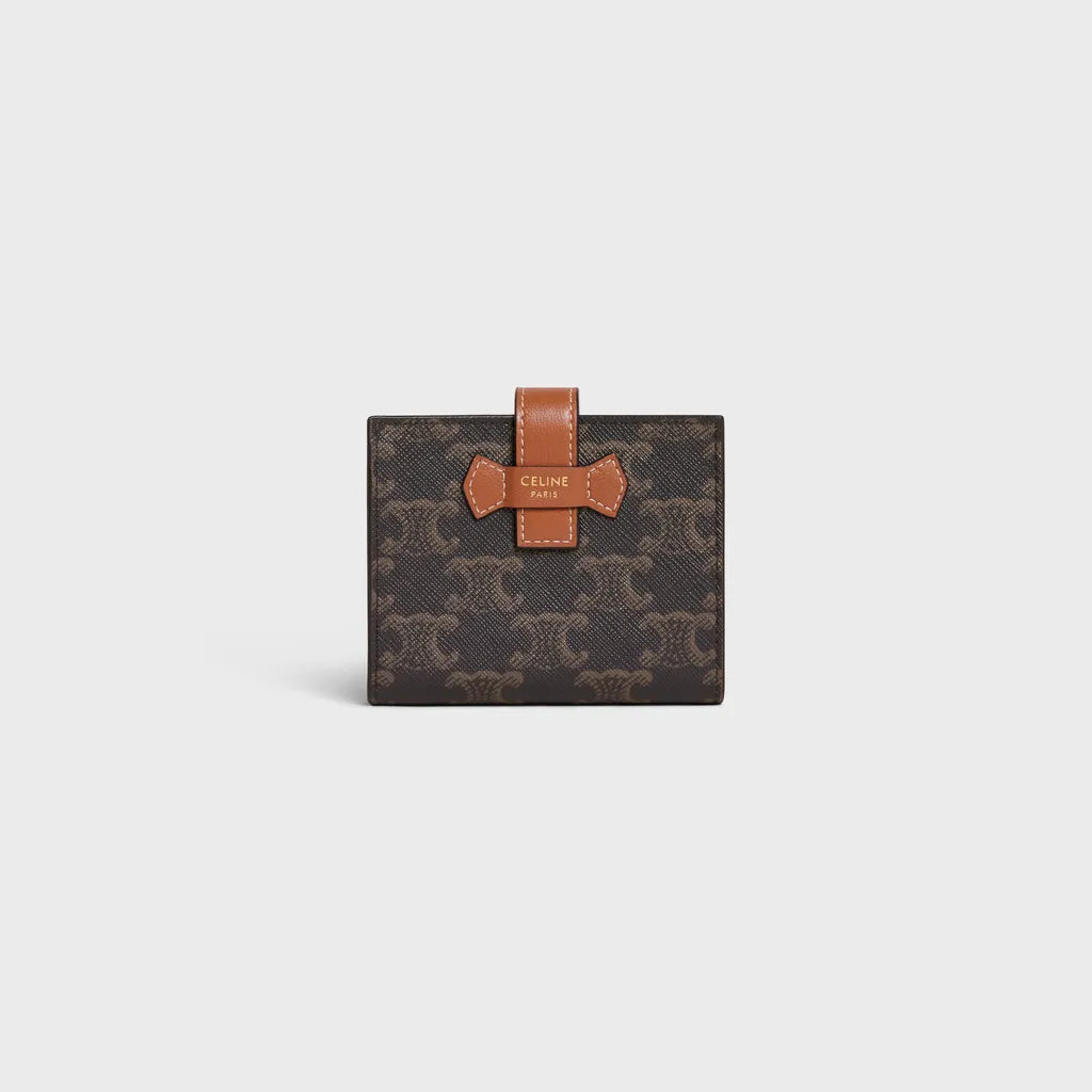 Celine Triomphe Small Strap Wallet 10H262DB7.04LU