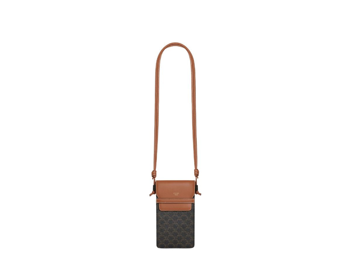Celine Triomphe Phone Pouch Crossbody