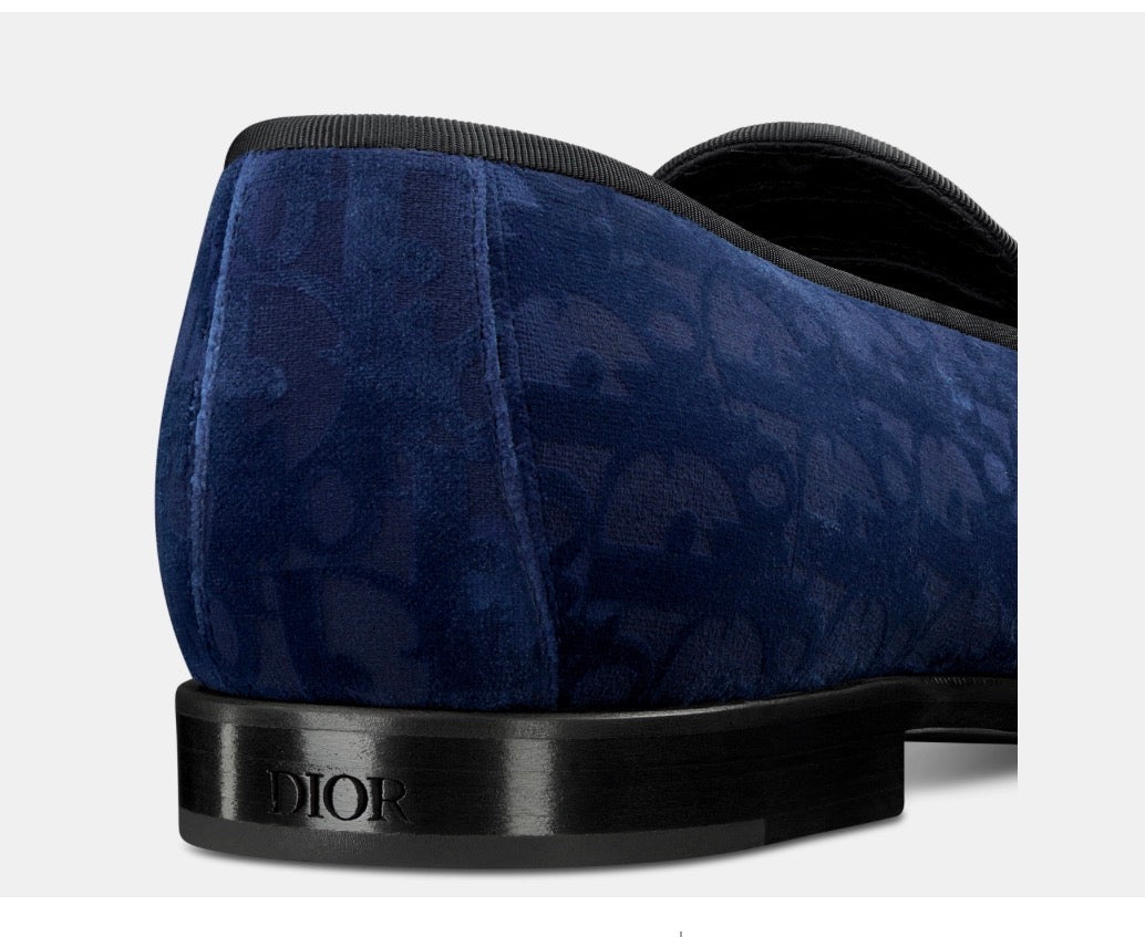 Dior Timeless Velvet Loafers