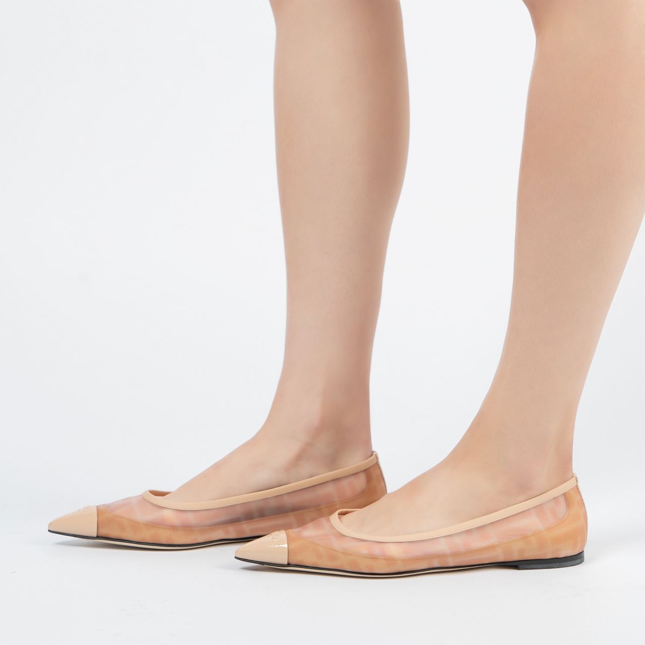 Fendi Colibri FF Ballet Flats