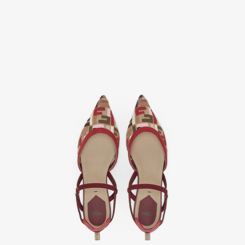 Fendi Colibri FF Lite Slingback Flats