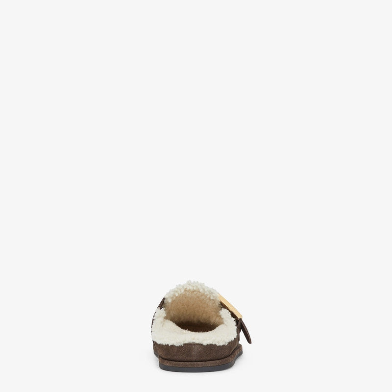 Fendi Feel Wool Mules