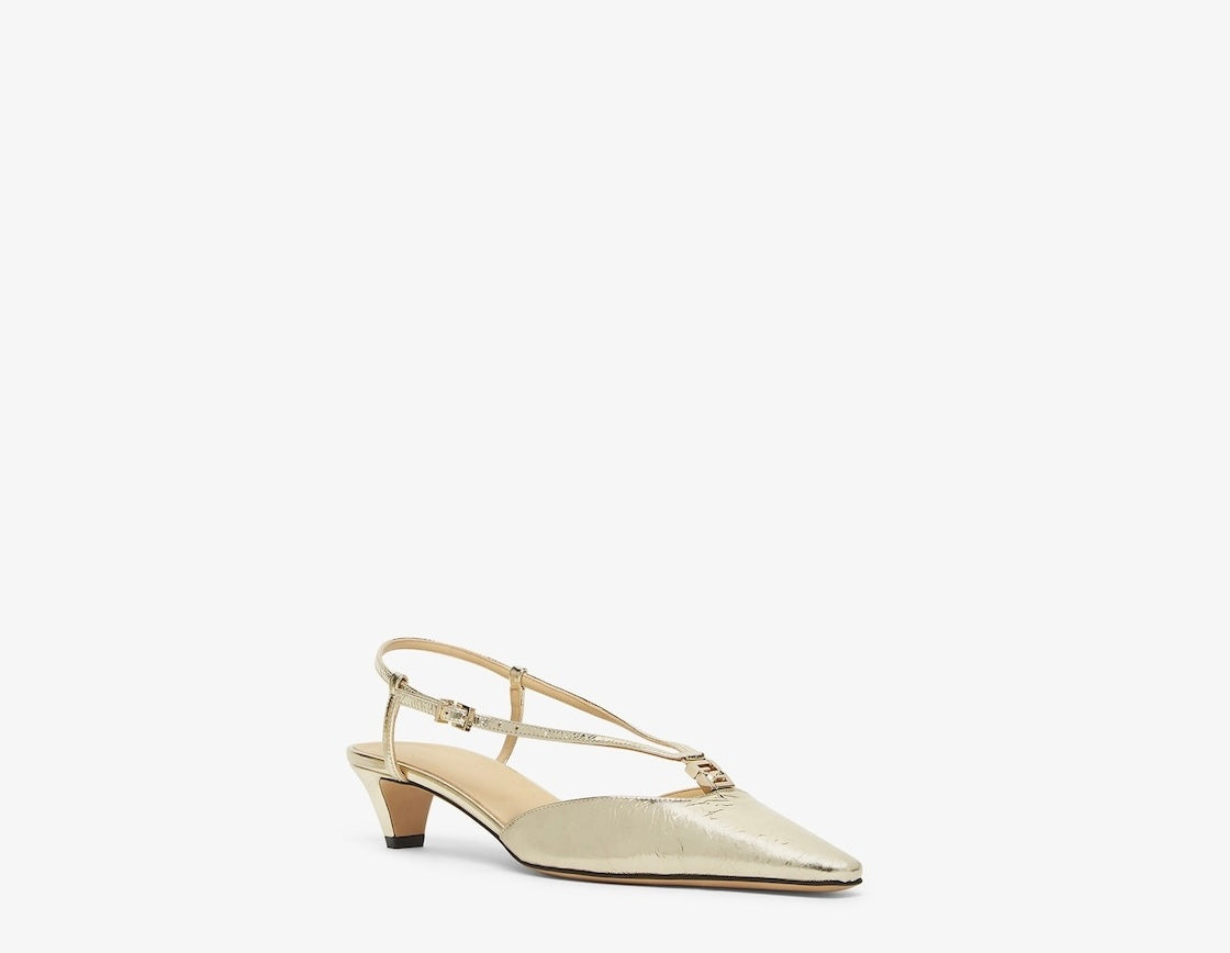 Fendi FFold Slingback Pumps