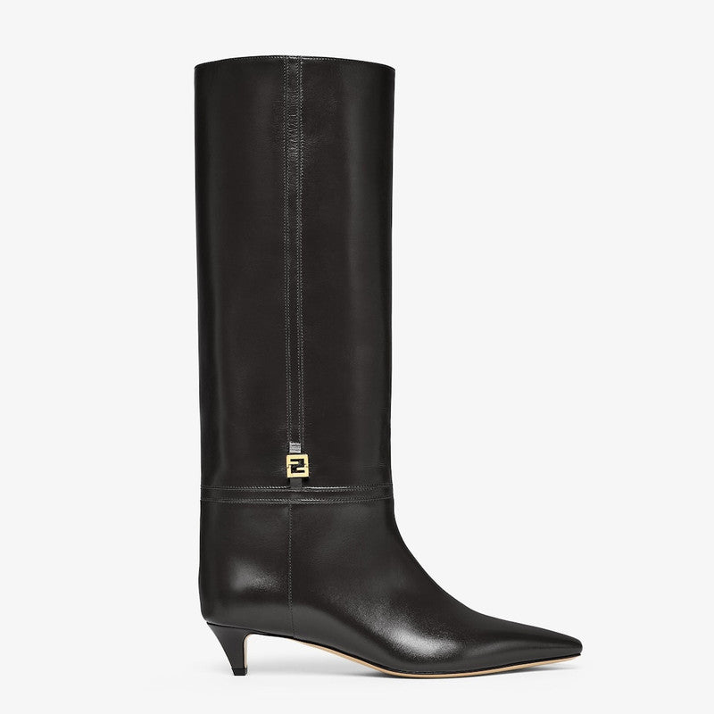 Fendi FFold Leather Boots