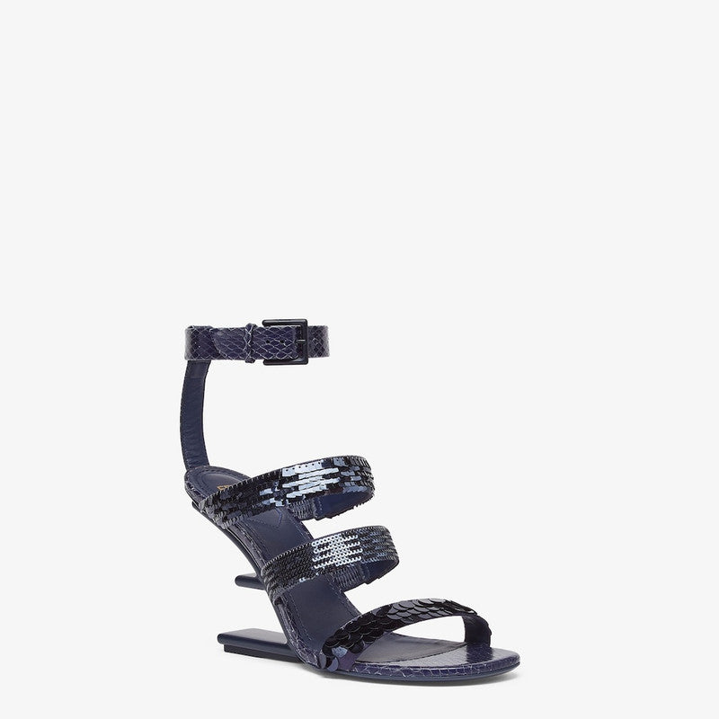 Fendi First Sequins Sandals