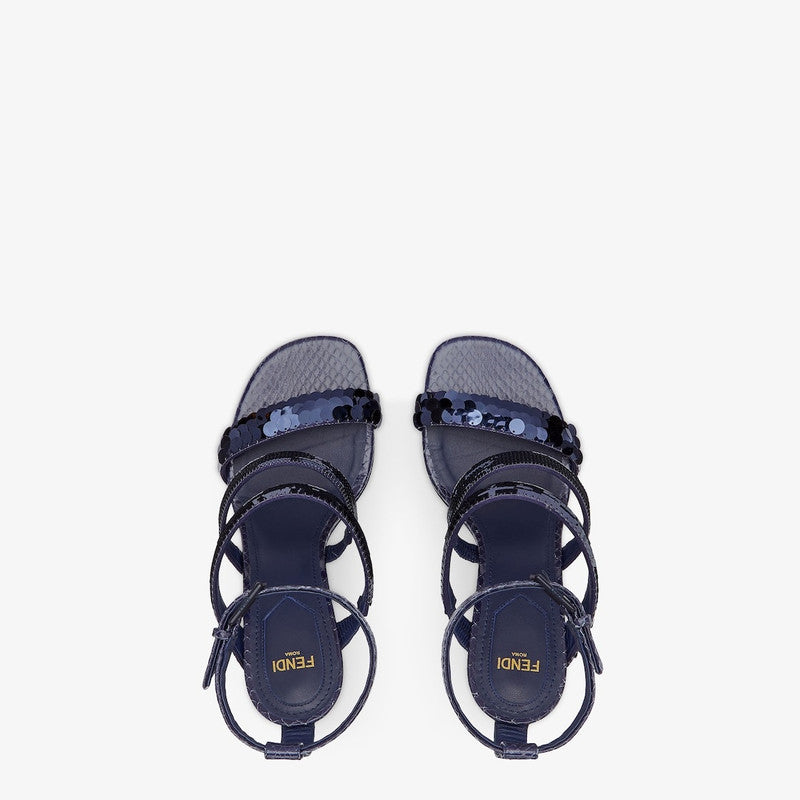 Fendi First Sequins Sandals