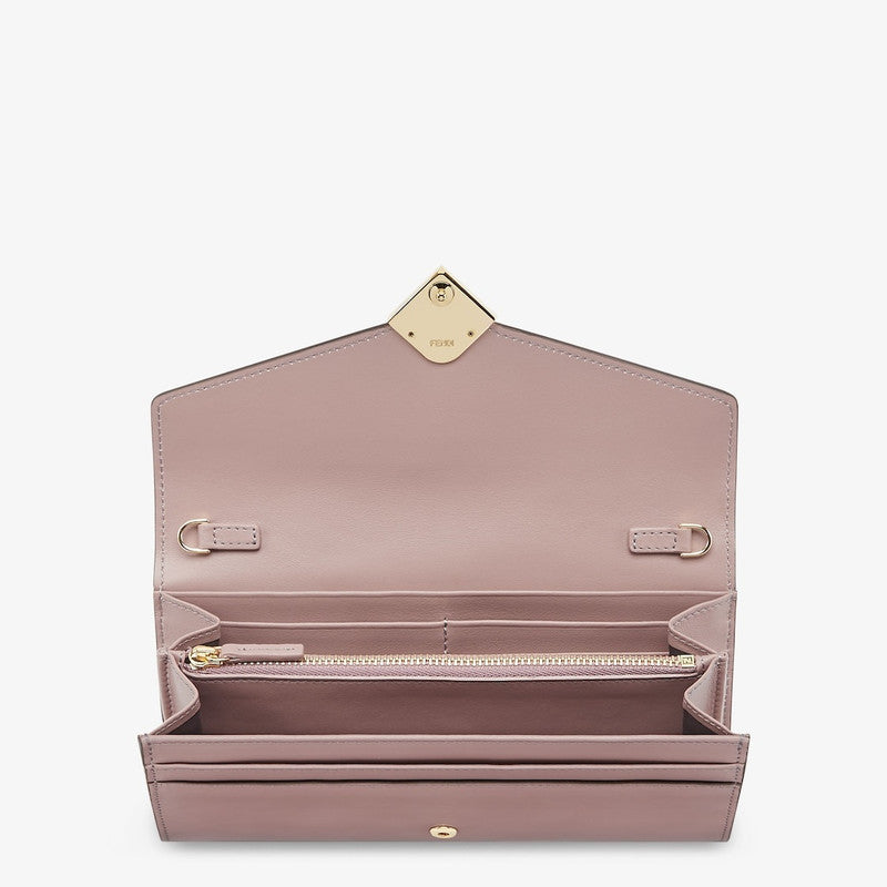 Fendi FF Diamonds Continental With Chain