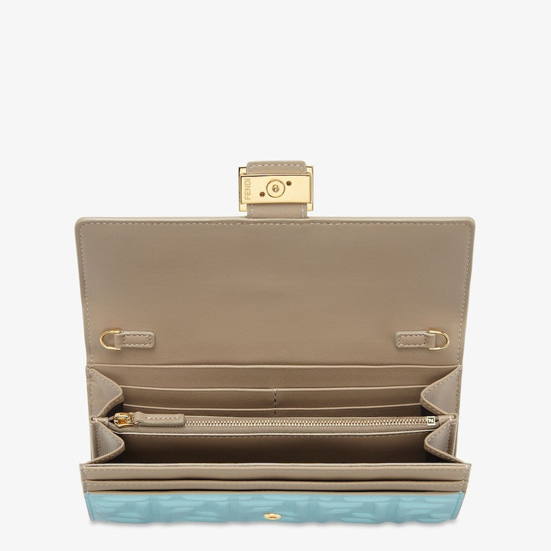 Fendi Baguette FF Wallet with Chain