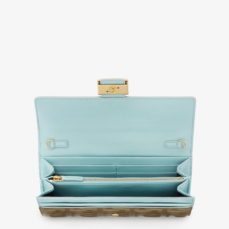 Fendi Baguette FF Wallet with Chain