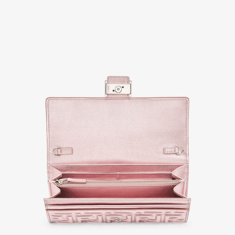 Baguette Continental Wallet With Chain
