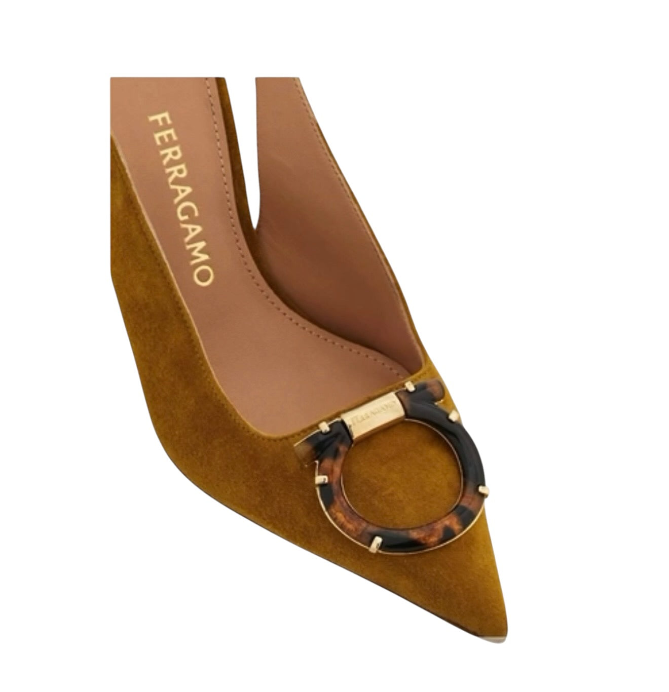 Ferragamo Maxi Gancini Slingback Pump