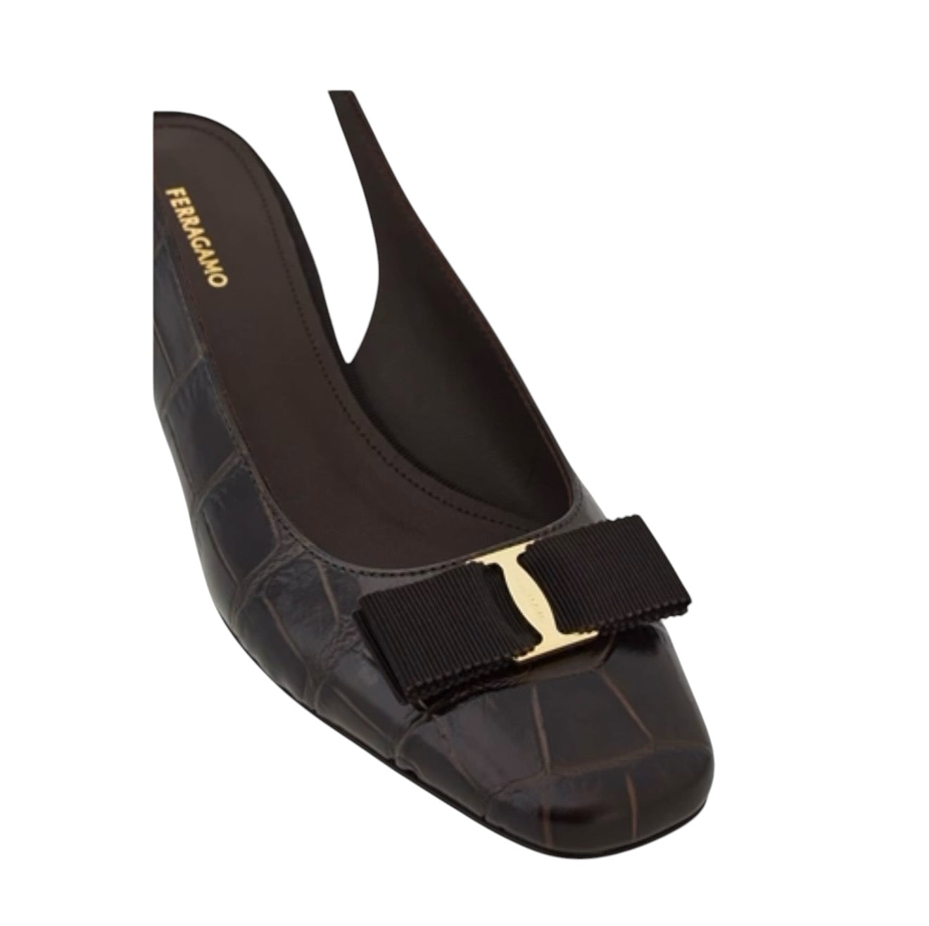 Ferragamo Iconic Bow Slingback
