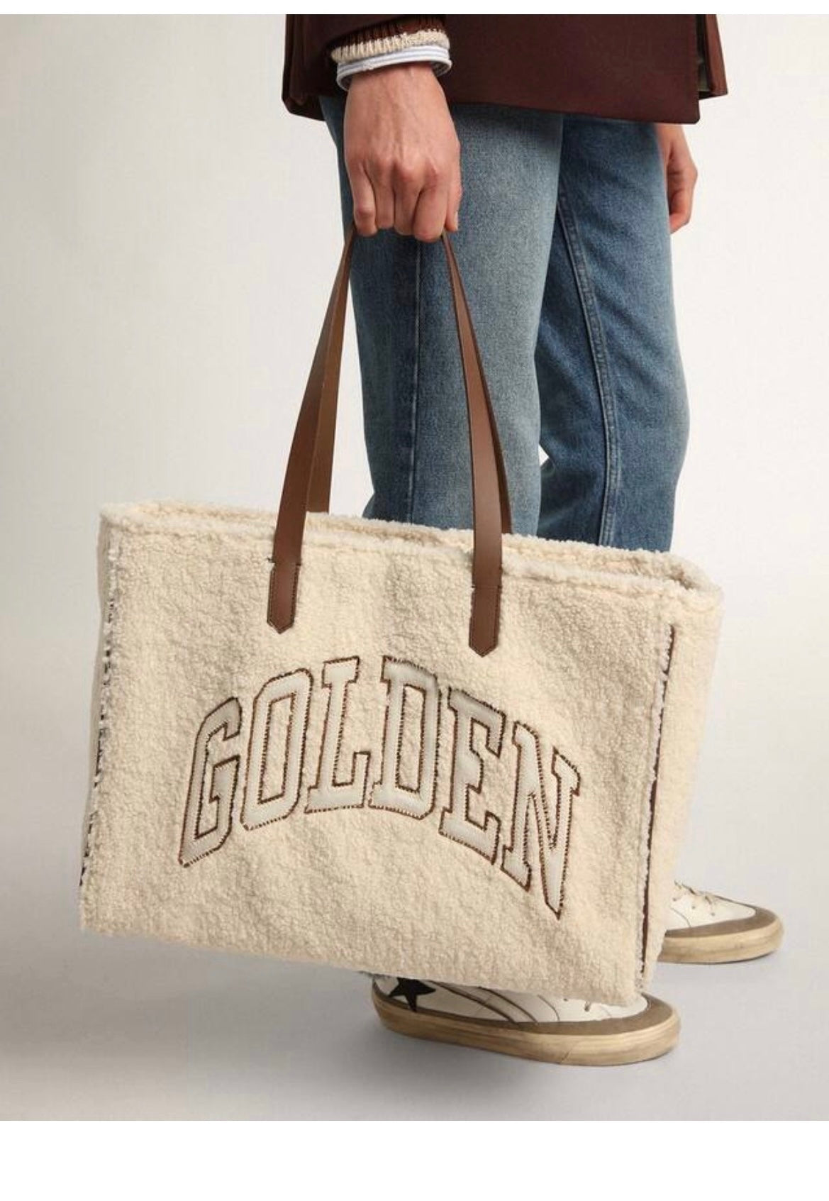 Golden Goose California Wood Tote