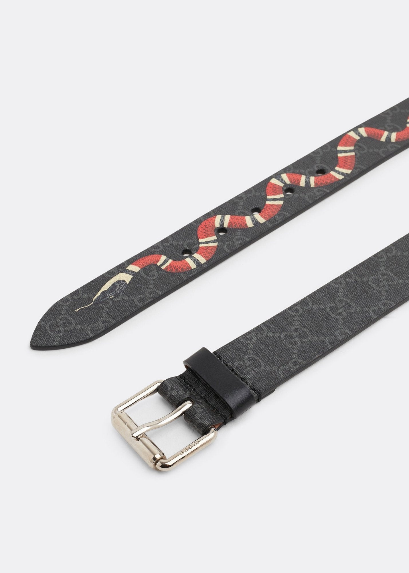 Gucci GG Kingsnake Print Belt