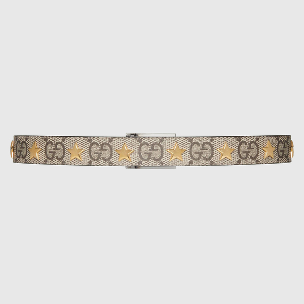 Gucci G Square Stars Thin Belt