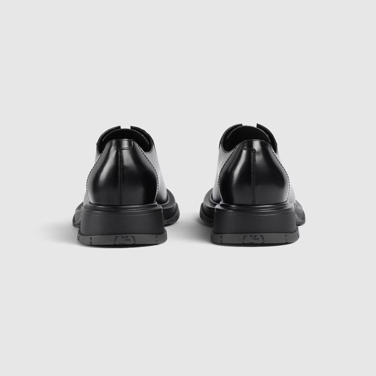 Gucci Tonal Logo Lace-Up Shoe