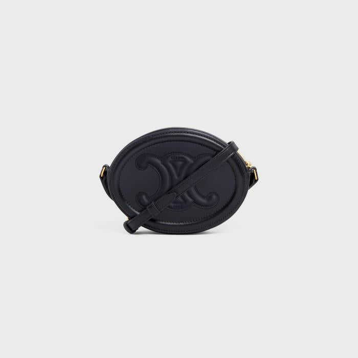 Celine Triomphe Oval Purse Cuir Crossbody